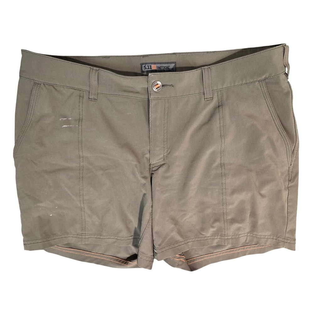 5.11 Tactical Womens Ranger Green Performance Stretch Outdoor Shorts Size 14